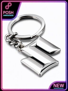 NEW Suzuki Chrome Metal Logo Keychain Car Key Ring